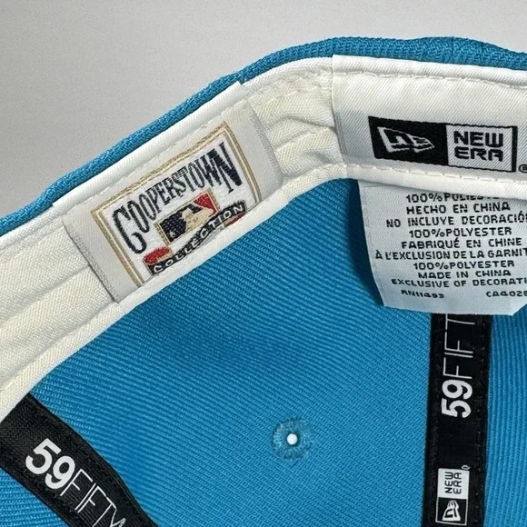Seattle Mariners‎ New Era 59FIFTY Fitted Hat 7 3/8 Teal 40th Anniversary Patch